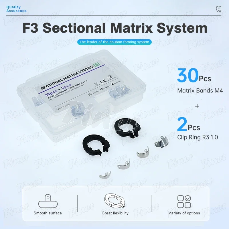 Dental Matrix Band Sectional Contoured Matrix System Clip Ring Dental Sectional Contoured Matrices Dentistry Matrix Clamp Ring