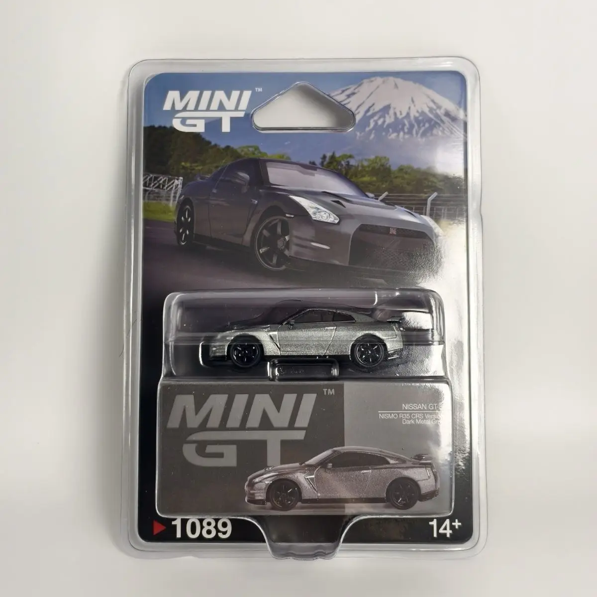 

MINI GT 1:64 #1089 NISSAN GTR R35 Grey, Alloy Die-cast Car Model