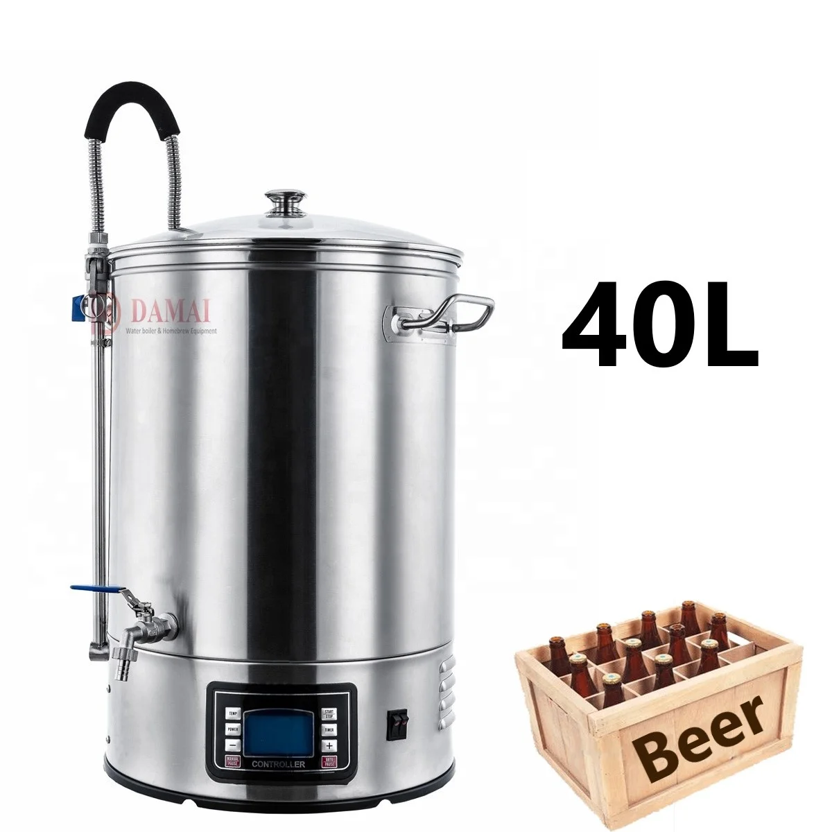 Equio De Elaboracion De Cerveza En uno 40 60 70L All in One Brewery Micro Home Brewing Equipment