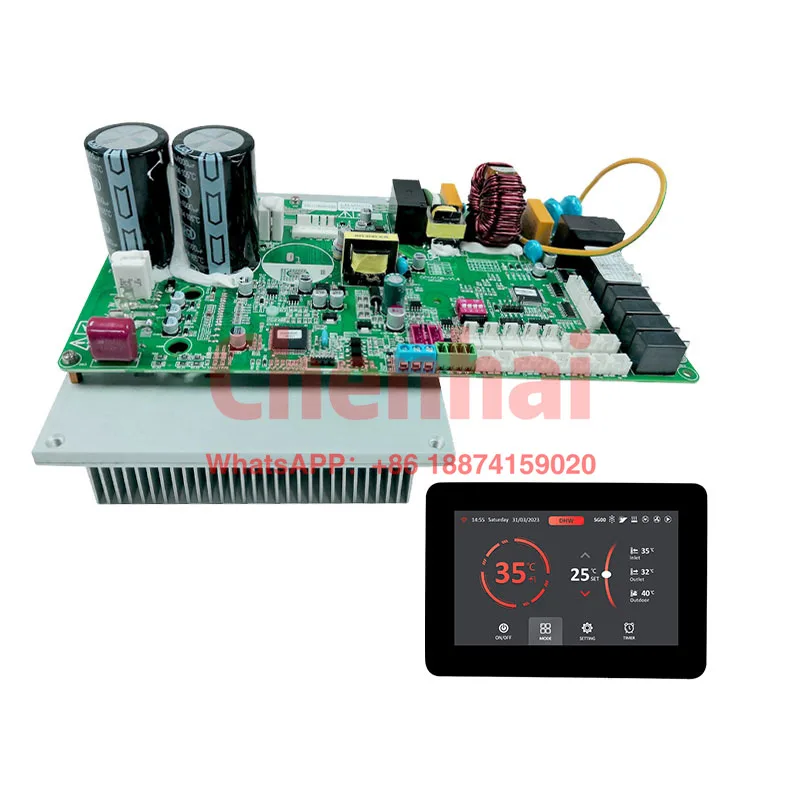 

Customized Air Source DC Inverter Heat Pump Controller Printed Circuit Board PCB Assembly PCBA