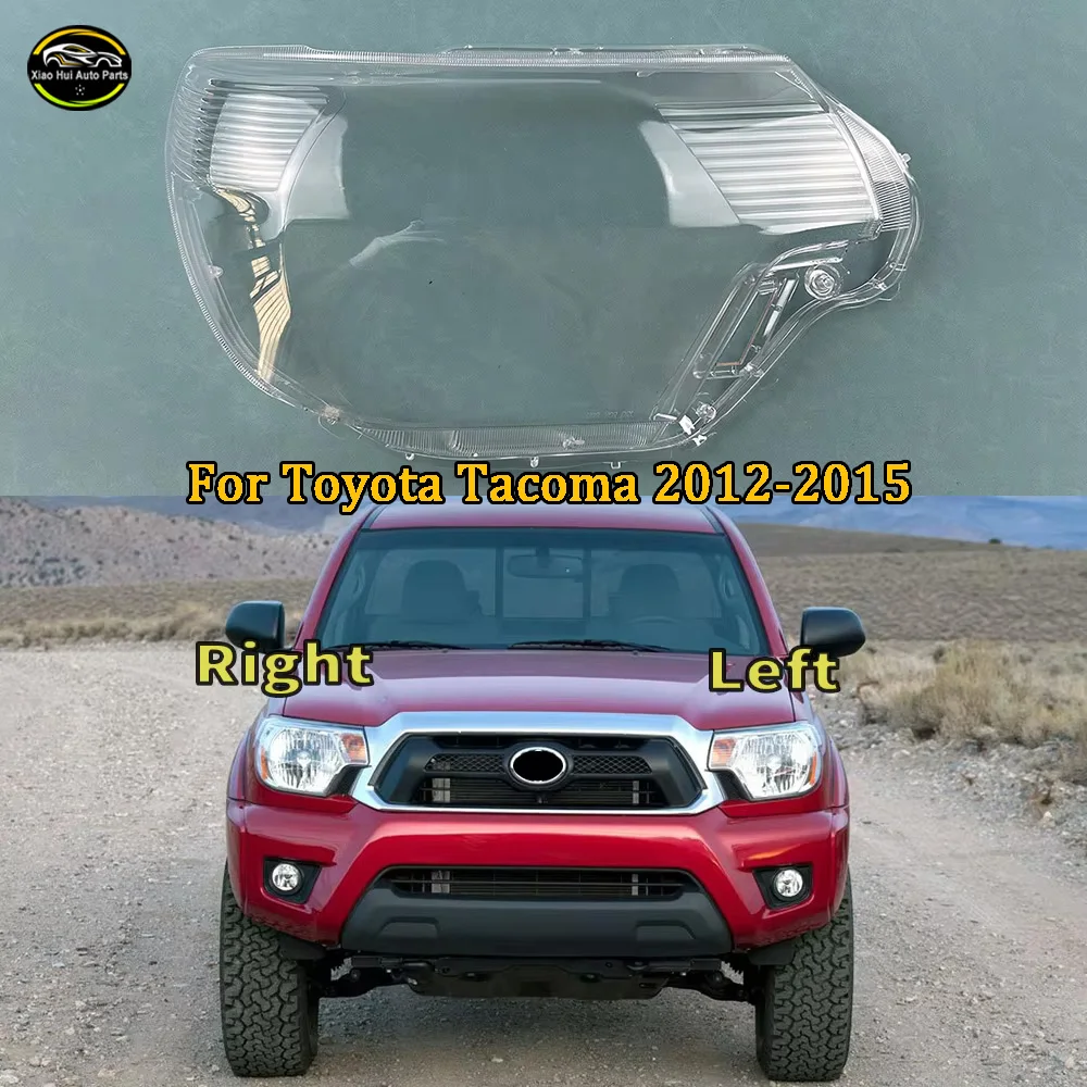 For Toyota Tacoma 2012-2015 Front Headlight Shell Headlamp Transparent Lampshade Cover Lens Plexiglass Auto Replacement Parts