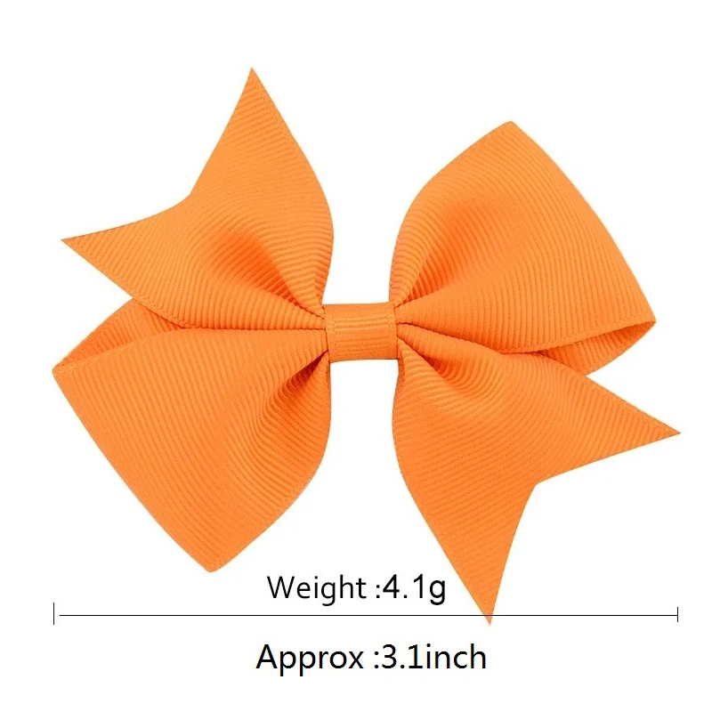 80Pcs 3inch Grosgrain Ribbon  Hair Bows Alligator Clips for Baby Kids Girls Hair Accessories 40 Colors Hair Clips