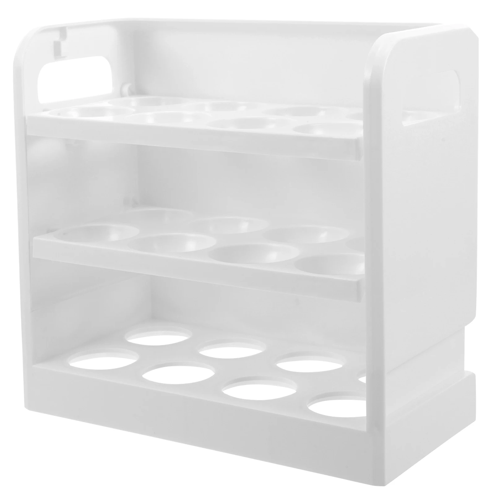 

Egg Storage Box Fridge Dedicated Rack Organizer Stand Holder For Fridge Door Kitchen 3 Layers Design Practical Solution
