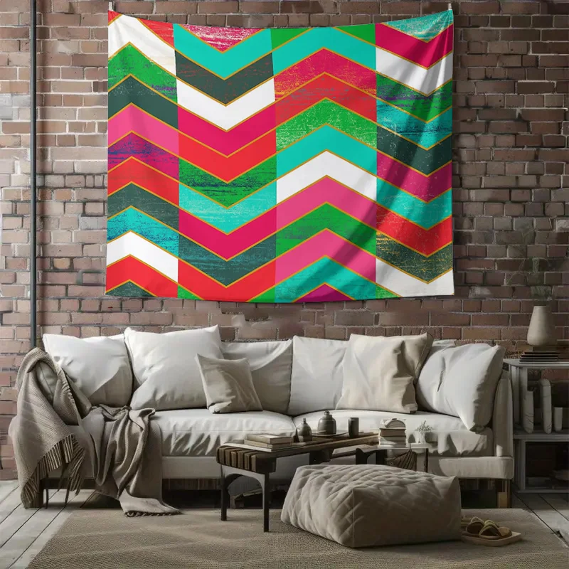 بوهو قماش مزخرف جداري ديكور غرفة جمالية طبيعة المناظر الطبيعية نسيج الغابات خلفية المنسوجات المنزلية مكرامية الجدار الشنق غرفة نوم ديكو #6