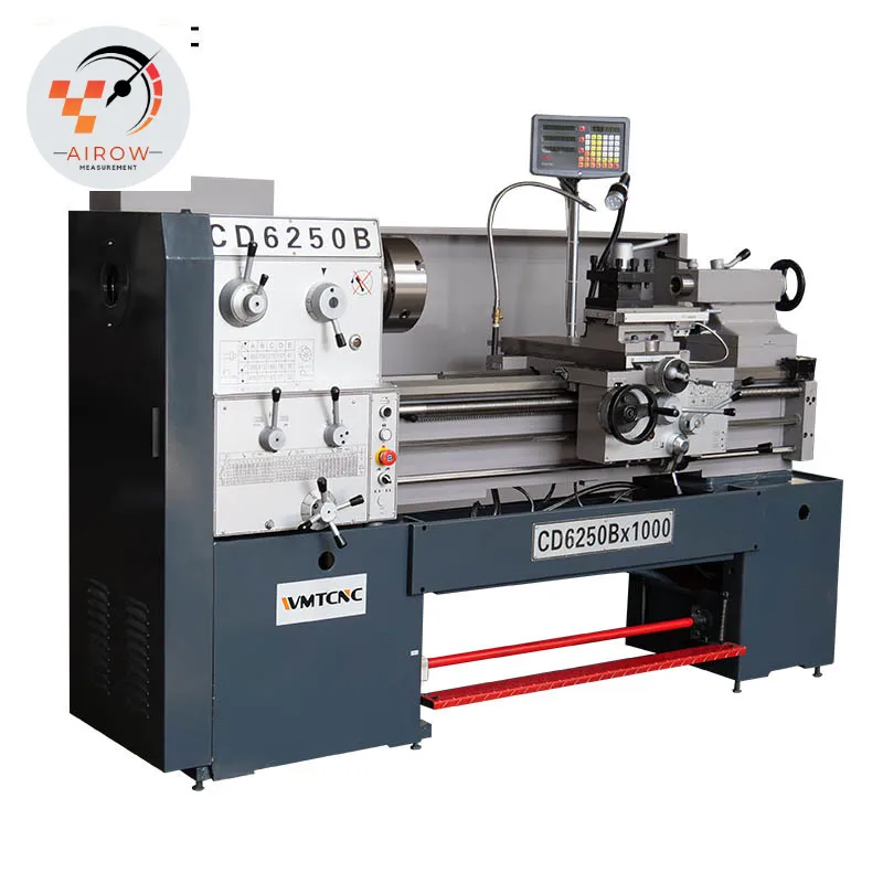 Airow Mechanic Lathe Engine CD6250BX1000 Tornos Para Metal Manual Lathe Machine Factory