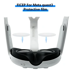 FICEP VR Lens Protector, Anti-Scratch VR Headset, Film Acessórios para Meta Quest 3