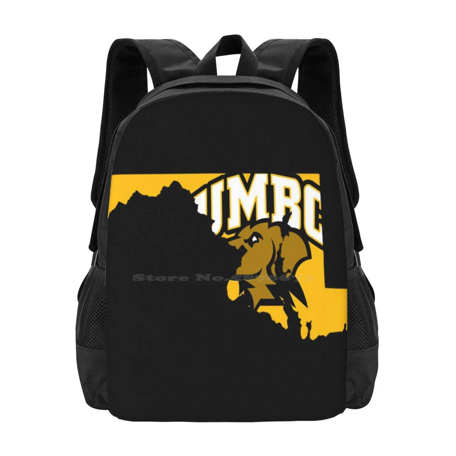 กระเป๋ากระเป๋าเป้โน๊ตบุ๊คเดินทางลายแฟชั่นการออกแบบในรัฐ umbc retrievers แมรี่แลนด์บัลติมอร์รัฐวิทยาลัย