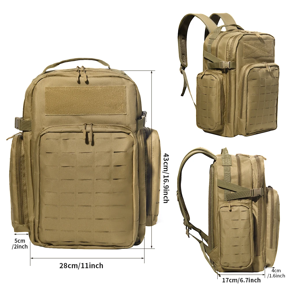 

Прочный тактический рюкзак MOLLE для мужчин, многофункциональная сумка для активного отдыха, для альпинизма, походов, путешествий и кемпинга, большой вместимости