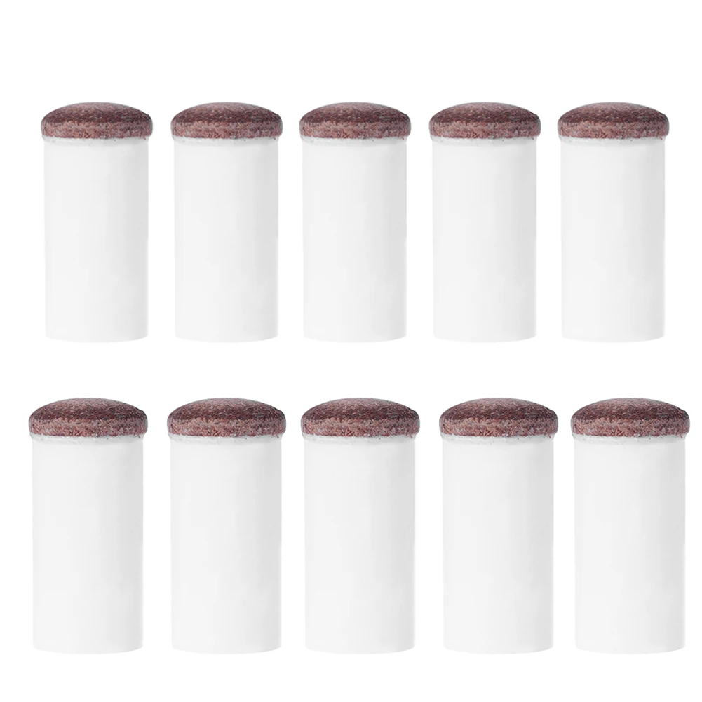 5 قطعة عصا البلياردو رئيس الانزلاق على 11/13 مللي متر السنوكر عصا الطويق استبدال البلياردو قضيب ينتهي أجزاء بركة إكسسوارات رياضية