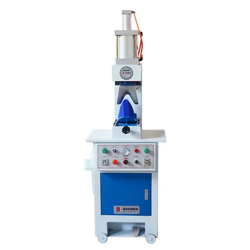 Hot and cold single cylinder shoe surface setting machine, shoe mouth flattening setting machine
