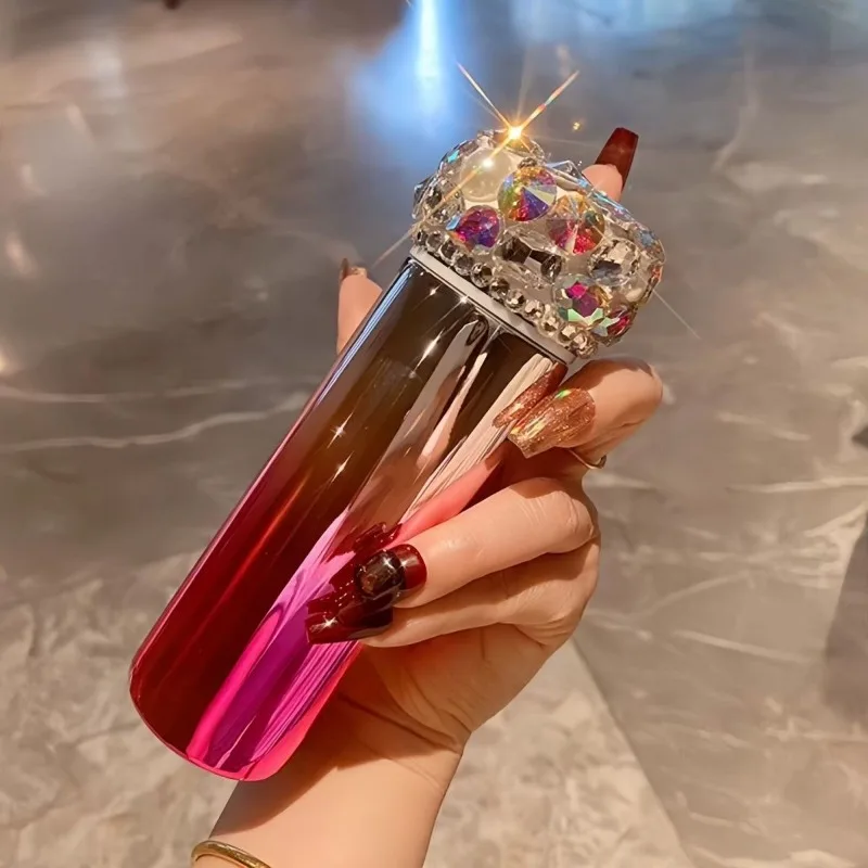 

Diamond-encrusted New Exquisite Slender Thermos Cup,Women's 150ML Water Mug,Stainless Steel Personalized Birthday Gift Drinkware