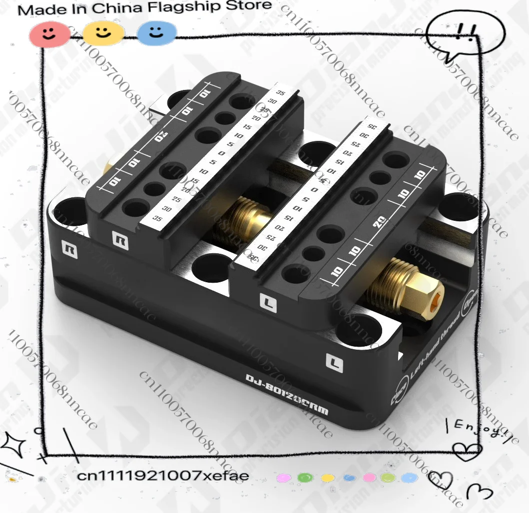 Four or five axis clamp self-centering vice can be matched with zero quick change four axis L bridge