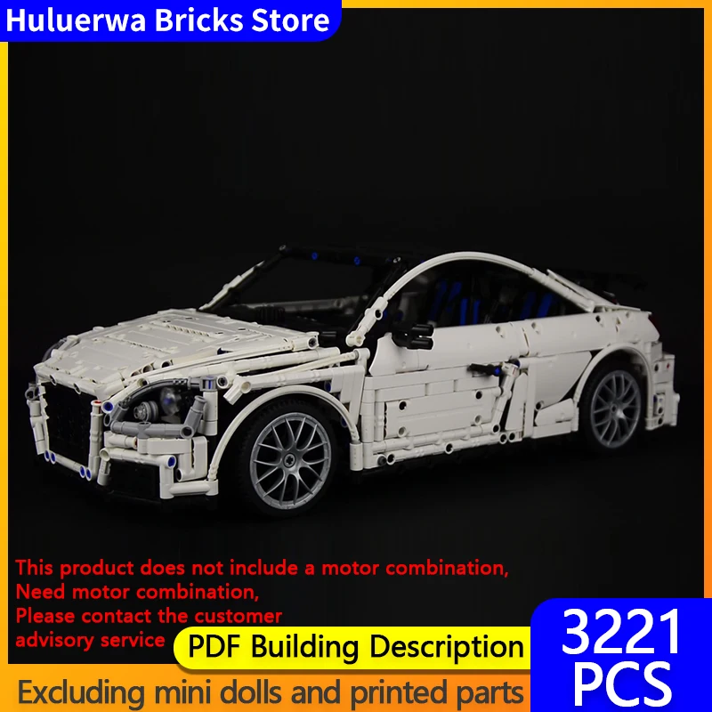 

Модель скоростного гоночного автомобиля MOC Building Bricks TT RS Верхний спортивный автомобиль Модульная технология Подарки Праздничная сборка Детский игрушечный костюм