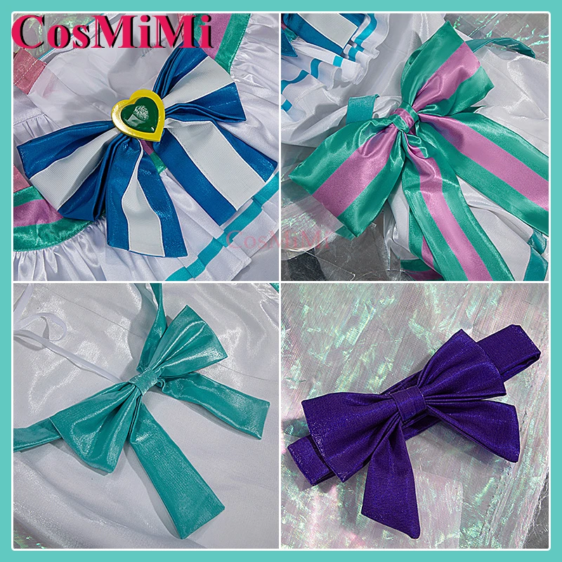 【مخصصة】لعبة CosMiMi الرائعة! علاج ليليان/نيكوياشيكي مايو تأثيري حلي فستان أنيق حفلة لعب الأدوار الملابس