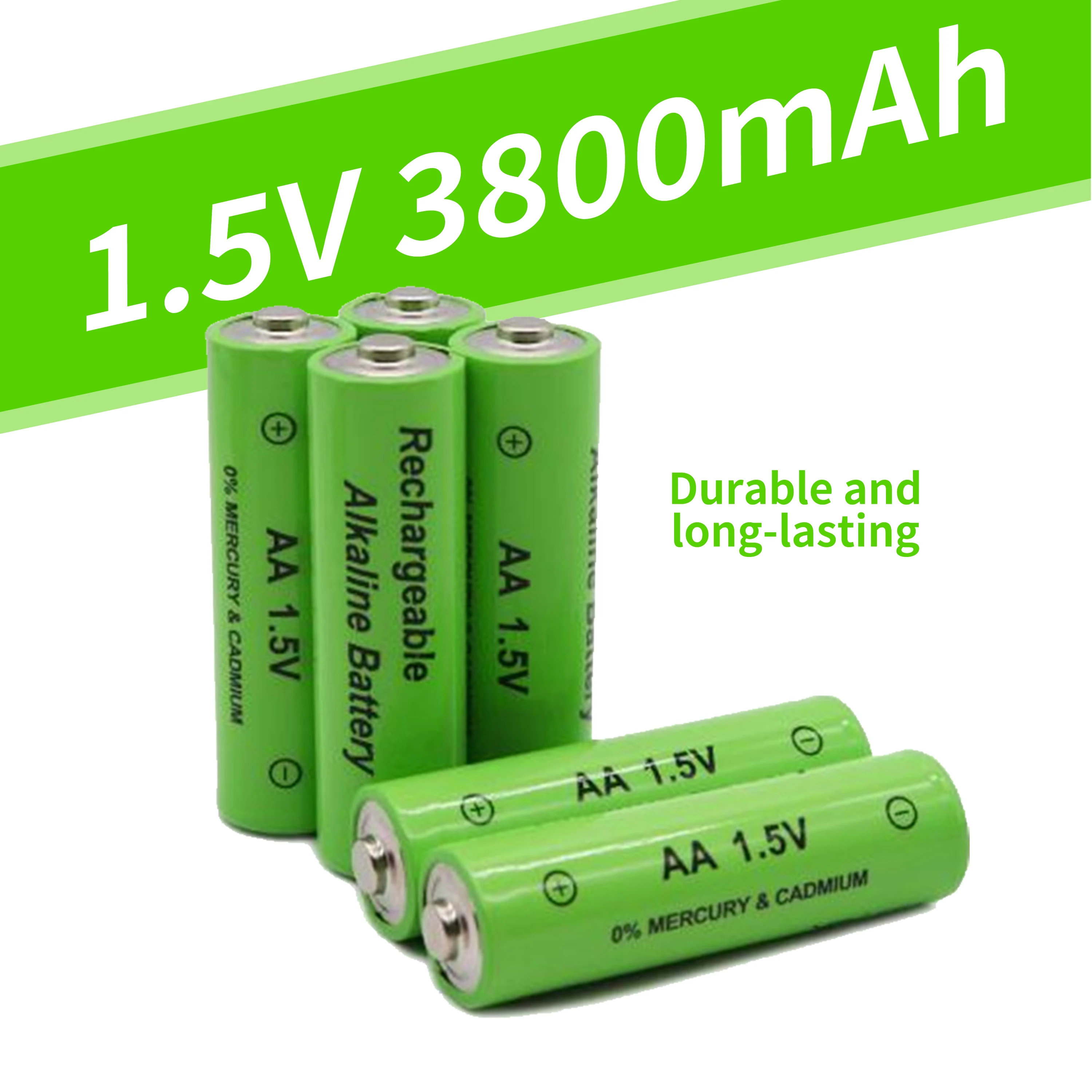 

2025New AAA1.5V 3800mAh Rechargeable Battery NI-MH Alkaline for Batteries such as Clock, Mouse, Computer, Toy, etc