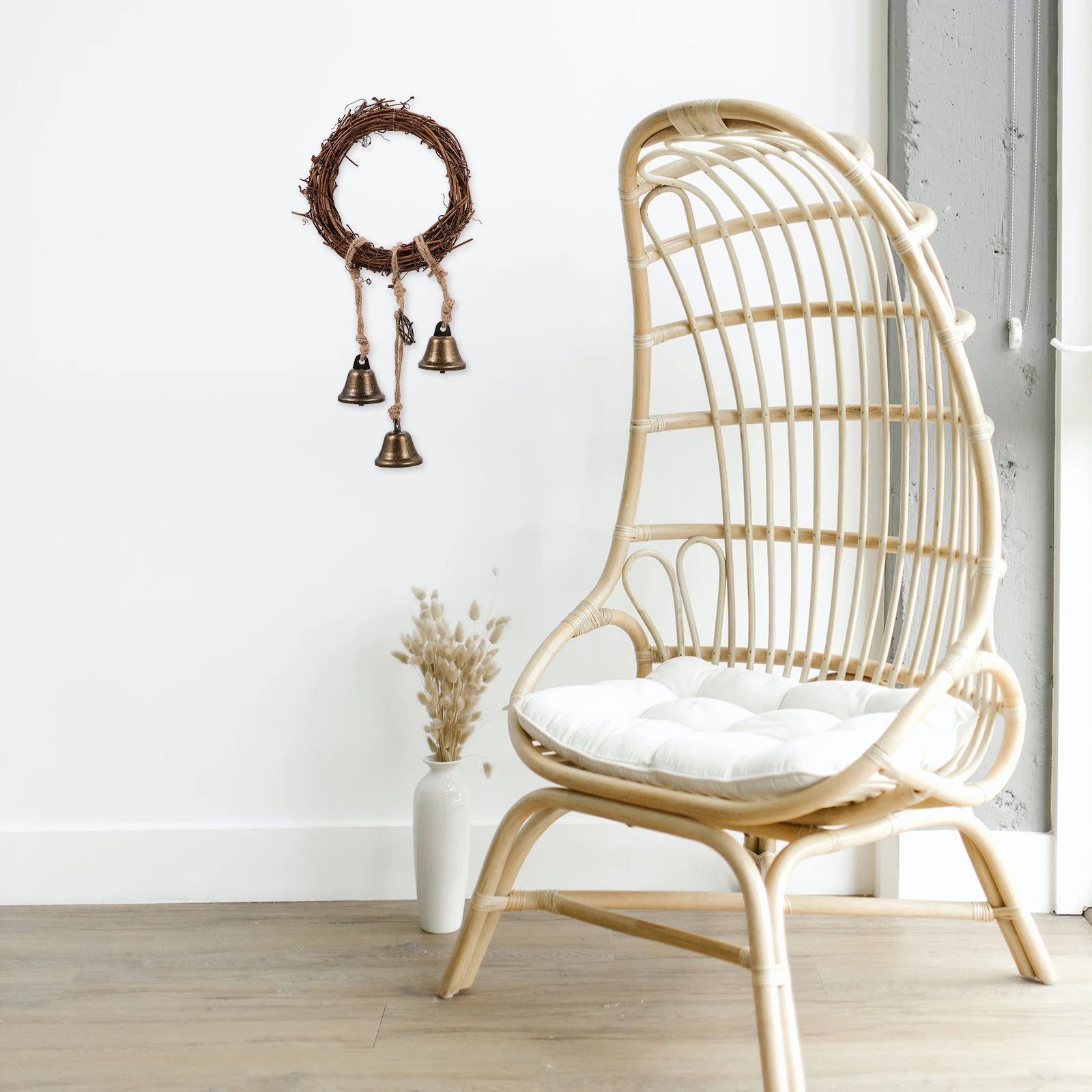

Wind Chime Decoration Witch Window Hanging Household Bamboo and Rattan Doorknob Bell Bohemian