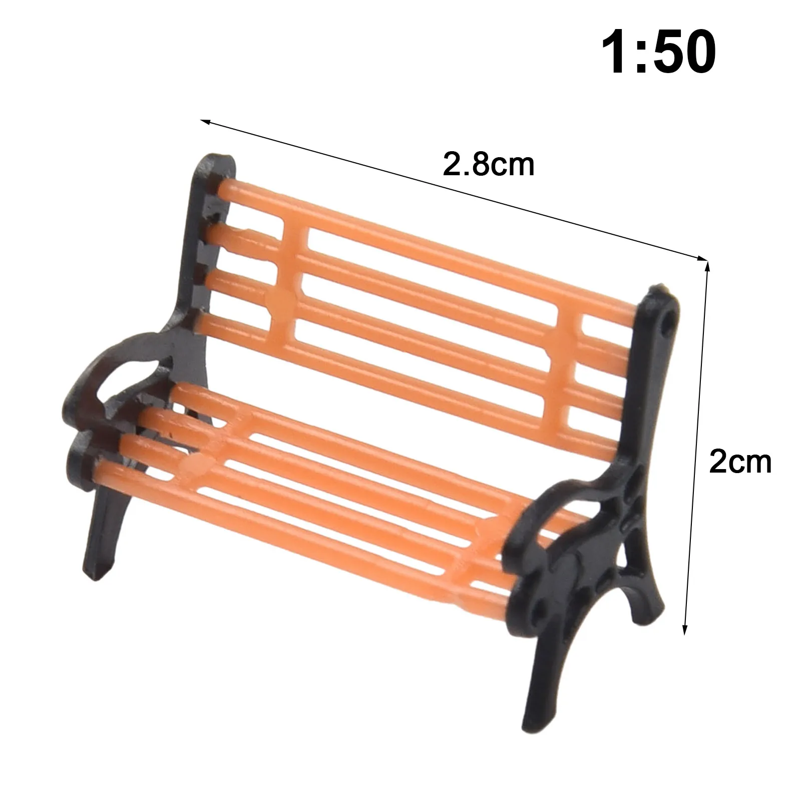 New Model Train Model 1:50 Chair Model Park Park Layout Settee Street Brand New 12pcs Model Train High Quality