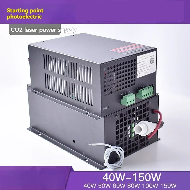 

1PC CO2 Laser Tube Power Supply 150W 100W80W60W50W40W Cutting, Carving and Engraving Machine Accessories