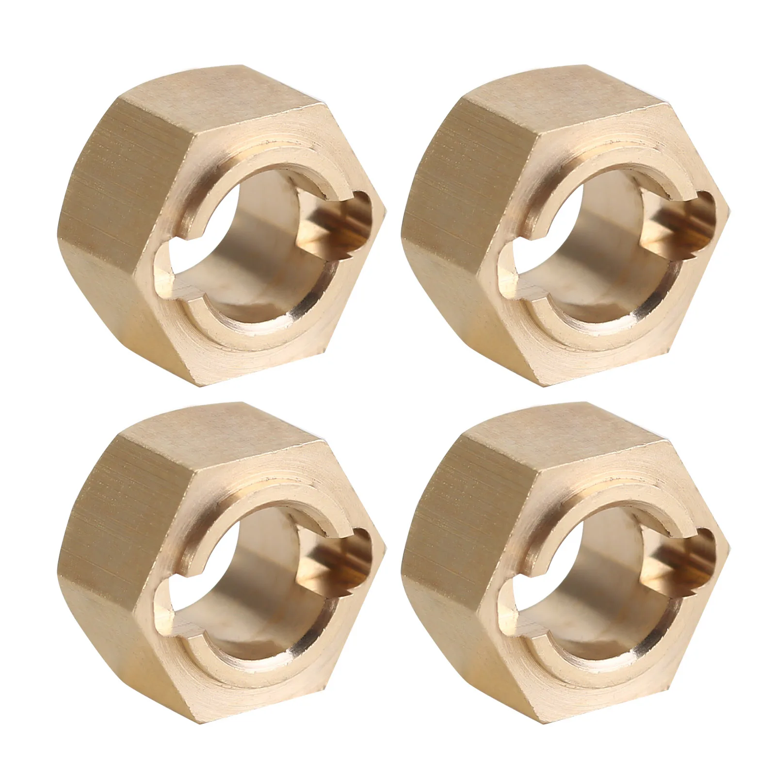 Juego de 4 adaptadores hexagonales de 12 mm de ancho, 1/10 RC de latón para coche Axial SCX10 90046 RR10 RGT 86100 MST GEN 8 pieza de accesorios Juego de 4 adaptadores hexagonales de 12 mm de ancho, 1/10 RC de latón para coche Axial SCX10 90046 RR10 RGT 86100 MST GEN 8 pieza de accesorios
