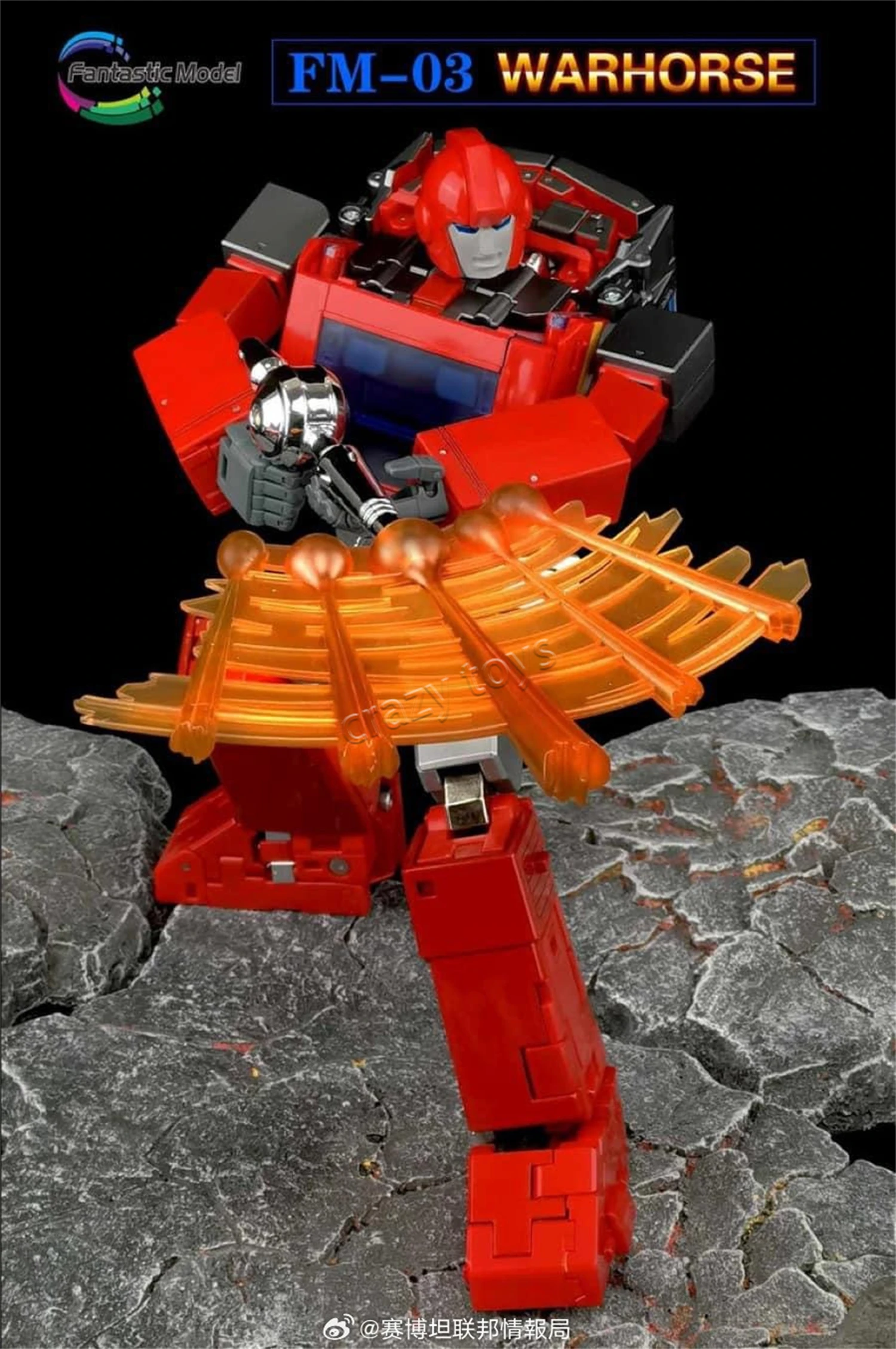 

In Stock Transformed Toys FansToys FT FM-03 FM03 War Horse Ironhide MP Scale Action Figure Robot Collection Gift