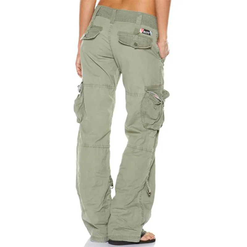 Women's High Waist Cargo Pants Casual Autumn Style