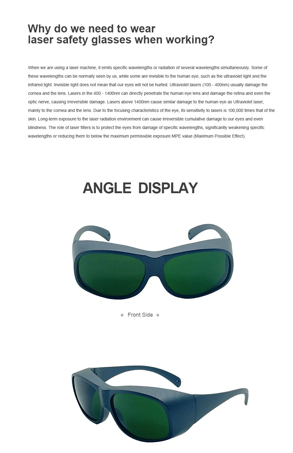 LaserPair OD8+ DIN4 Laserschutzbrille 900–1100 nm – hoher Schutz für Faserlaser und Handlaserschweißen – Detail 11