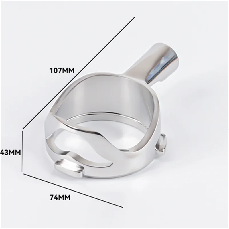 Uitgeholde Kop 58Mm Filtermand Koffie Bodemloze Portafilter Voor Barsetto Bae01/02/Bas1/S2/Bav1/2/Maxim's De Paris/Marseille