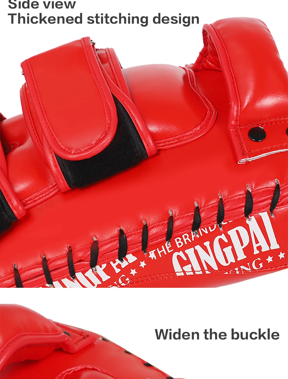 Professionelle Muay Thai Fuß Ziel Verdickte Boxen Ziel Sanda Boxen Gebogene Hand Ziel Training Ausrüstung Bein Ziel Matte – Detail 4