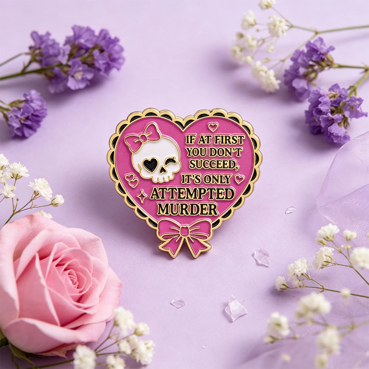 9pcs Funny Humor Enamel Pin 