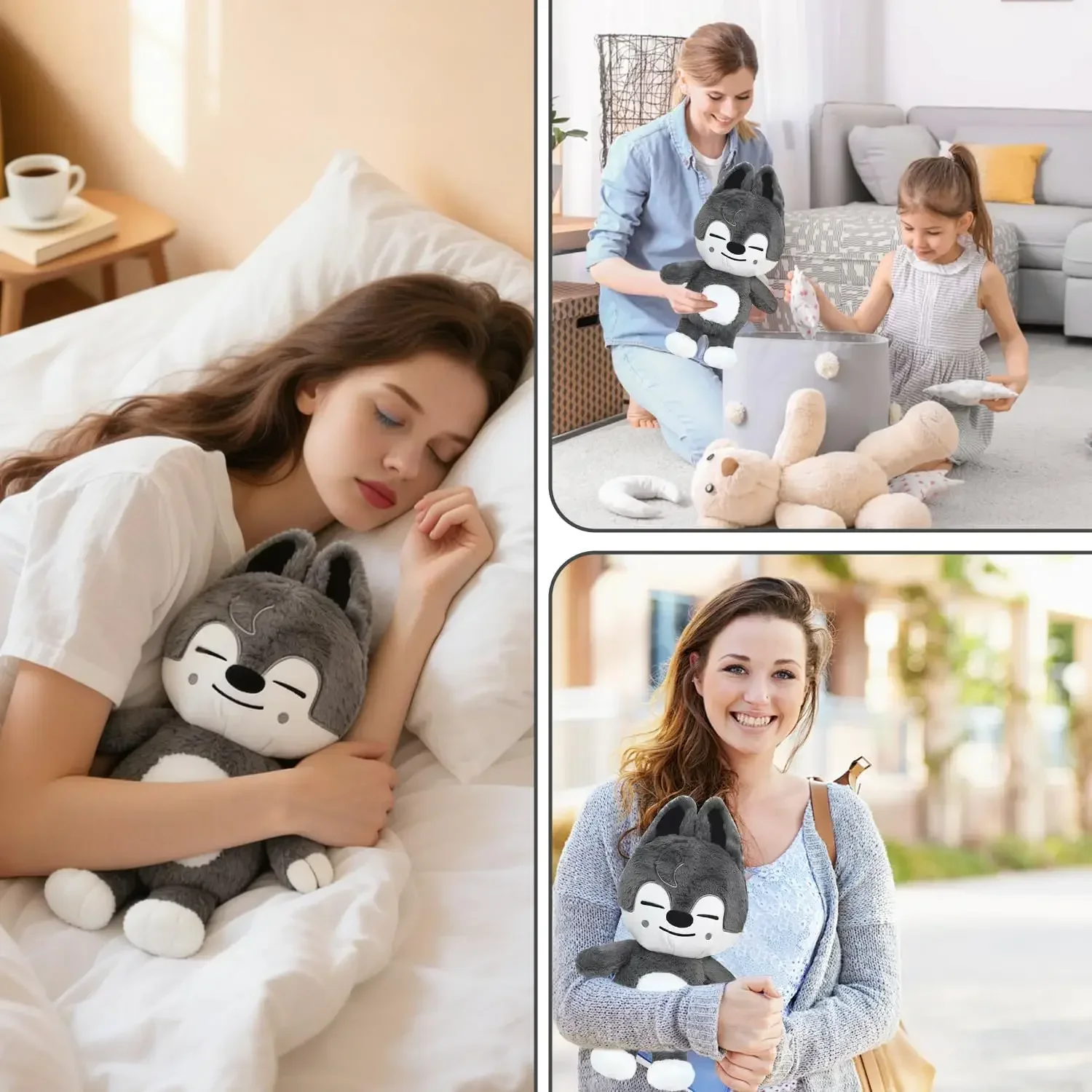 Skzoo Plush Fabric Doll, 50 Cm Soft SKZ Plush Figure, Stray Collectable Ornament Cute Plush Toys Collections for Fans