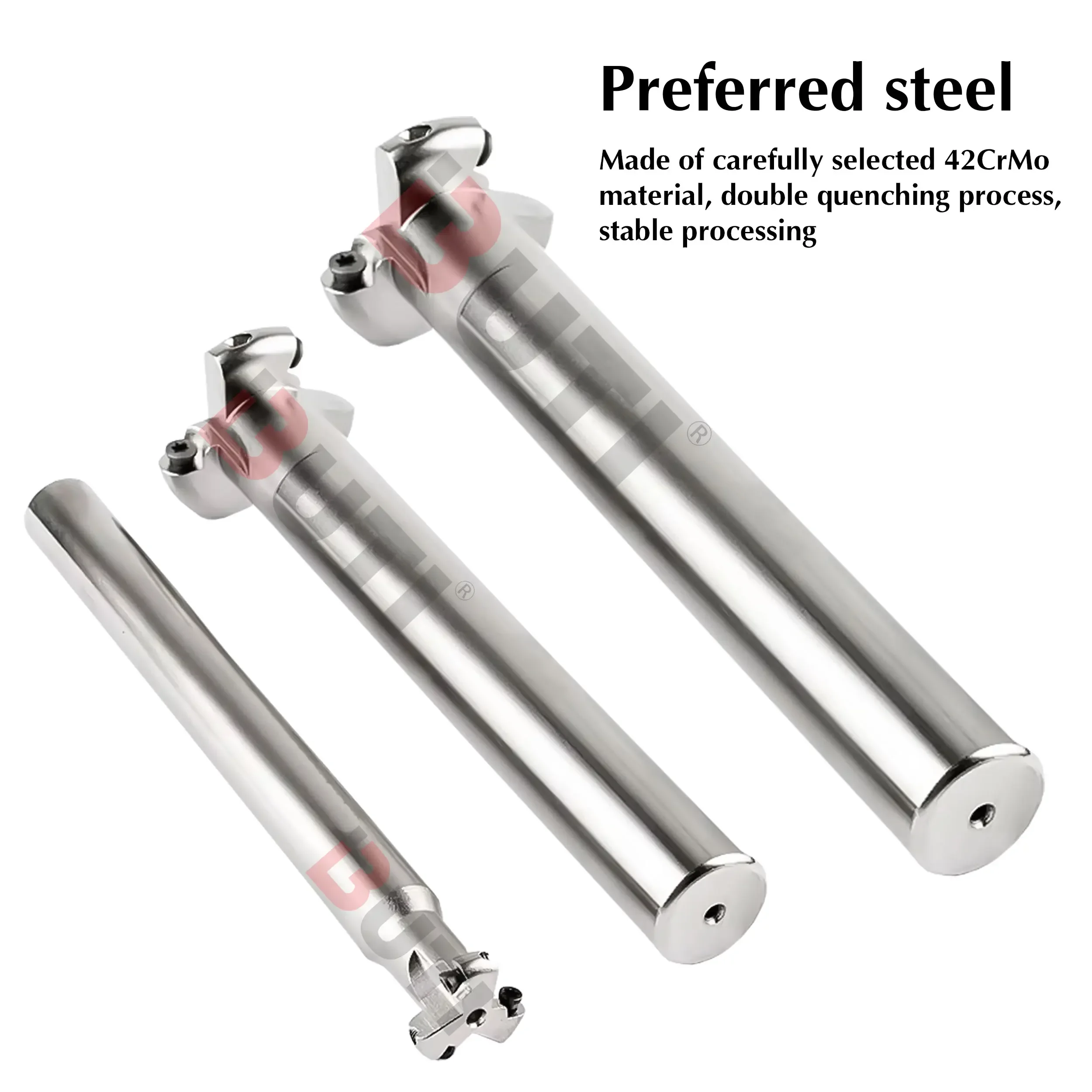 TMR Round Head R2.5R3R4R5R6 Slotted Three Sided CNC Machining Center T-shaped Groove Milling Cutter Bar Arc Wear-resistant Tools