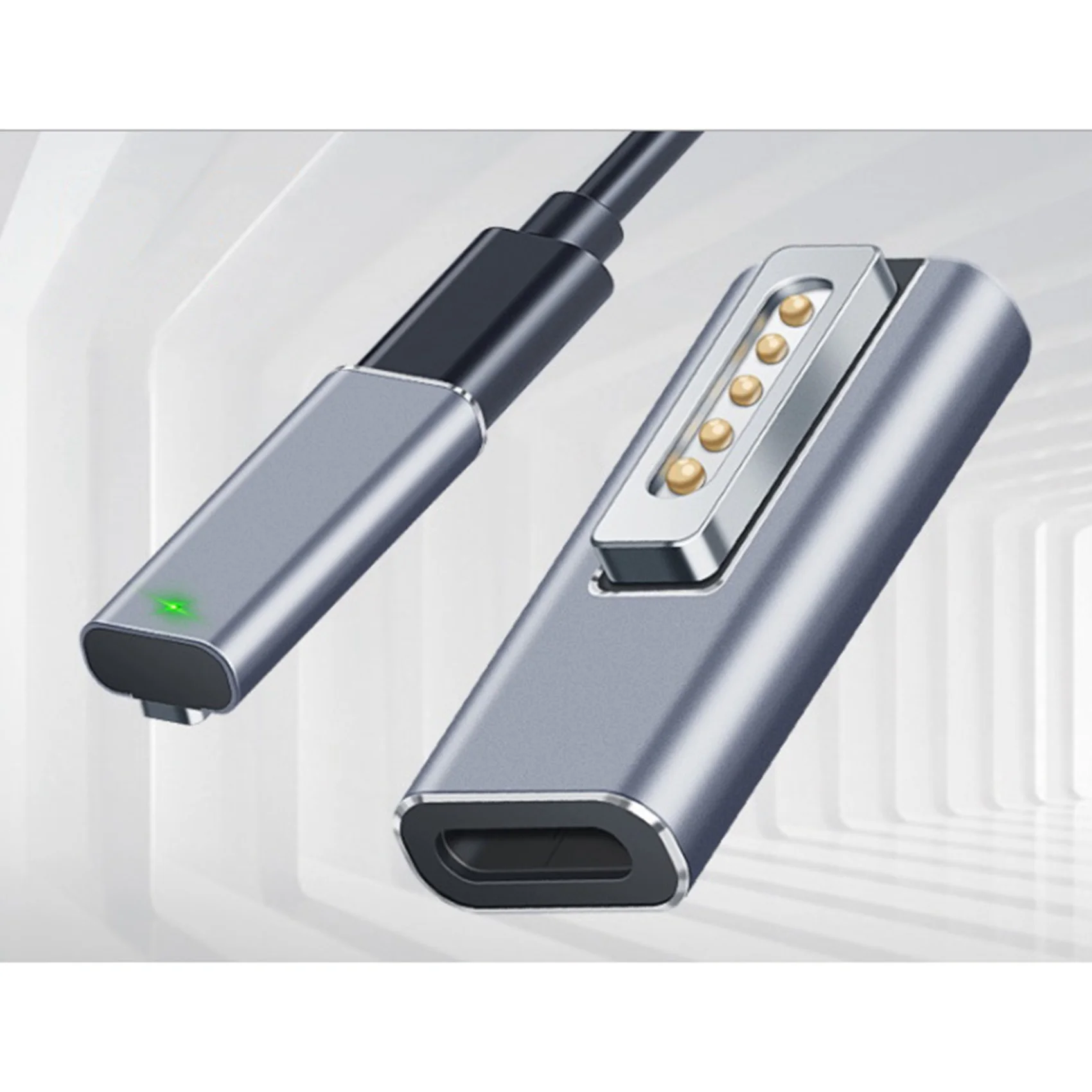 ABGN для ноутбука MAC Type-C «мама» на магнитный мужской адаптер для ноутбука с индикатором PD Trick адаптер для Magsafe2