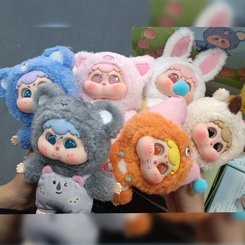 미스터리 박스 비닐 인형 Mengbao Dodo 시리즈 귀여운 유행 놀이 펜던트 블라인드 박스 장식 배낭 선물 인형