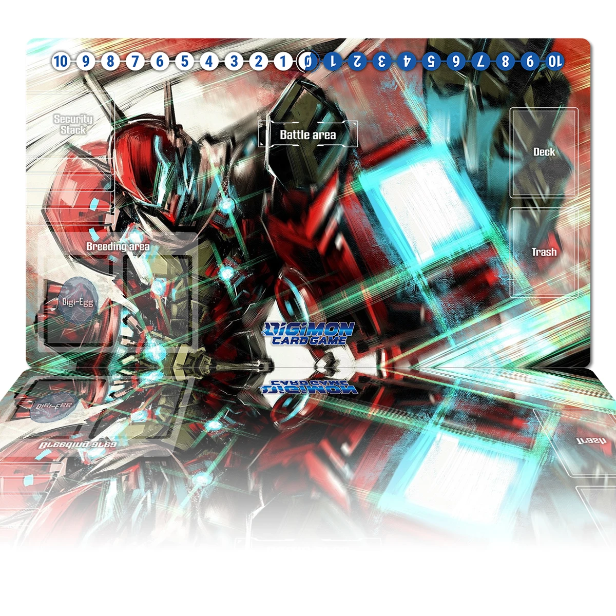 

Digimon Playmat Justimon DTCG CCG Настольная игра Коллекционный коврик для карточных игр Игровые аксессуары Аниме Коврик для мыши Резиновый настольный коврик Зона и сумка