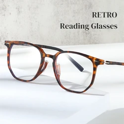 KOCOLIOR Ultralight TR90 Polygonal Anti Blue Light Reading Glasses for Men Women High Quality Photochromic Presbyopia Glasses