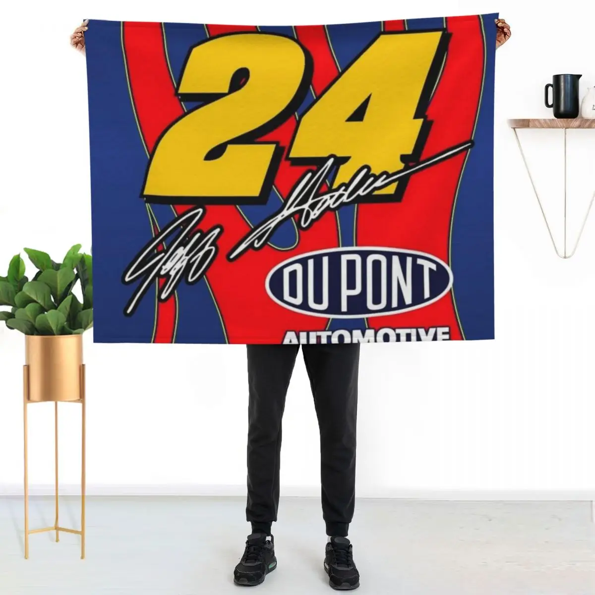 

jeff gordon Throw Blanket Soft Warm Blanket Gift for Men Women Adults