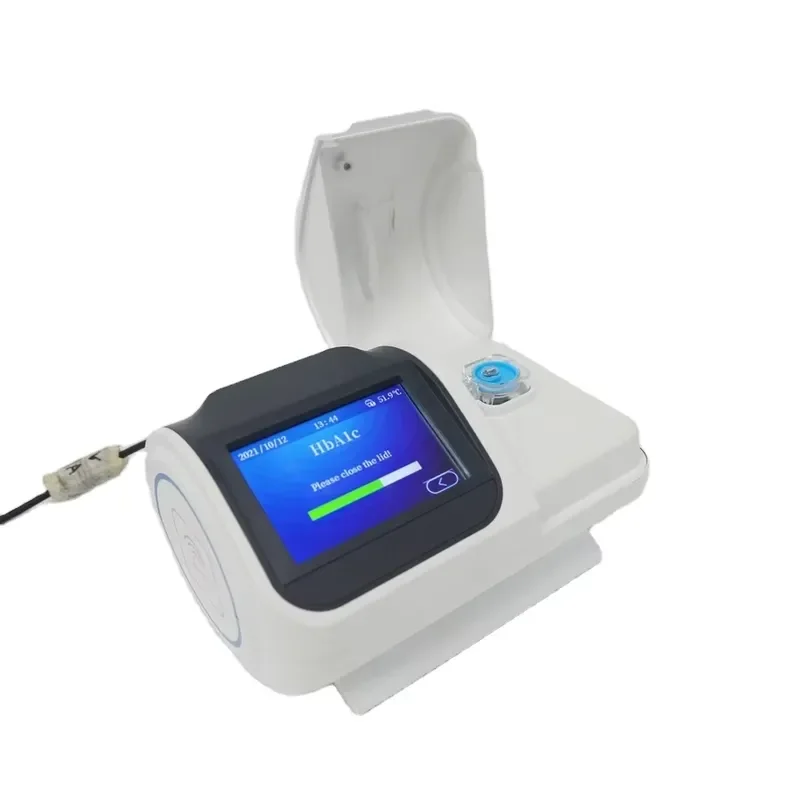 RCW CE Certified POCT HbA1c Analyzer Boronate Affinity Chromatography System 4%-15% NGSP Test Range Class II for