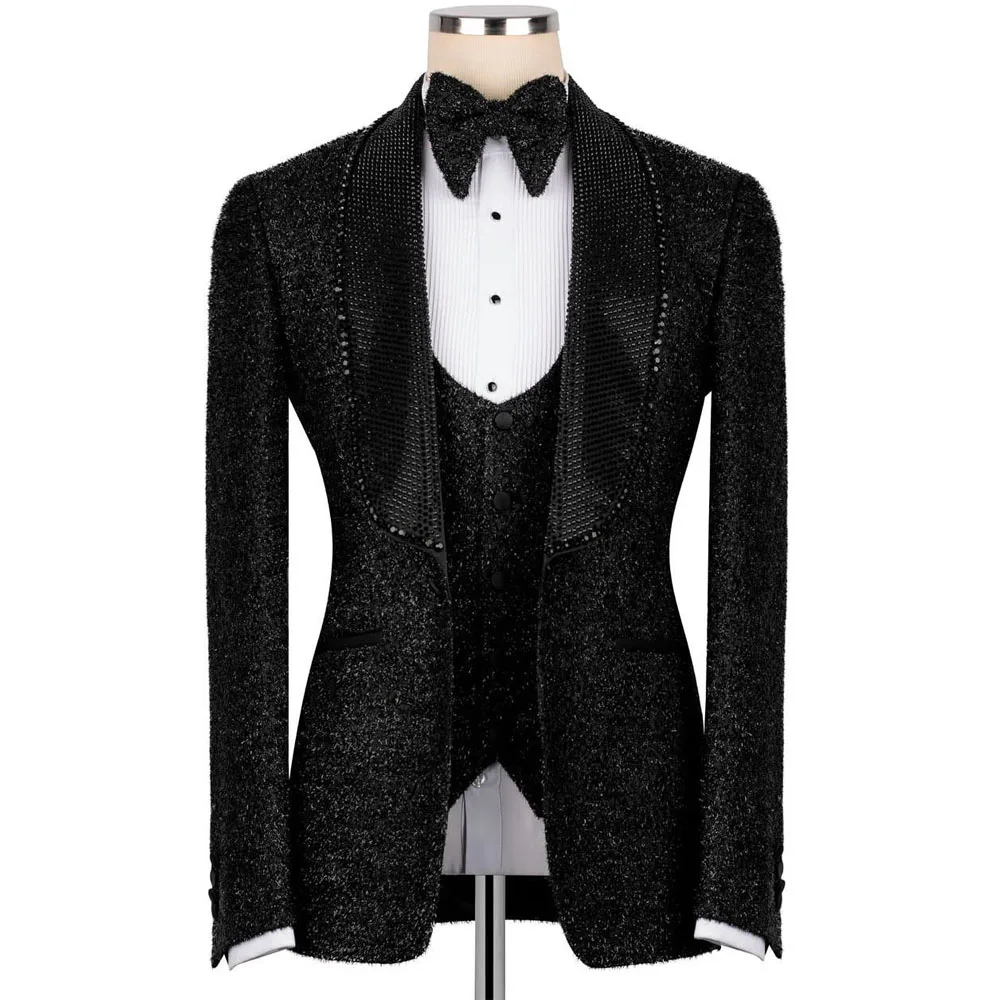 결혼식 연회 사회자 댄스 프로모션 크리스마스 의상 남성 블레이저 중국 스타일 남성 정장