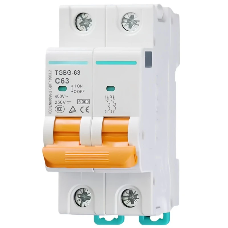 TGBG AC DC Universal Mini Circuit Breaker, 63A/100A Air Switch for Electric Tricycle Battery Vehicle