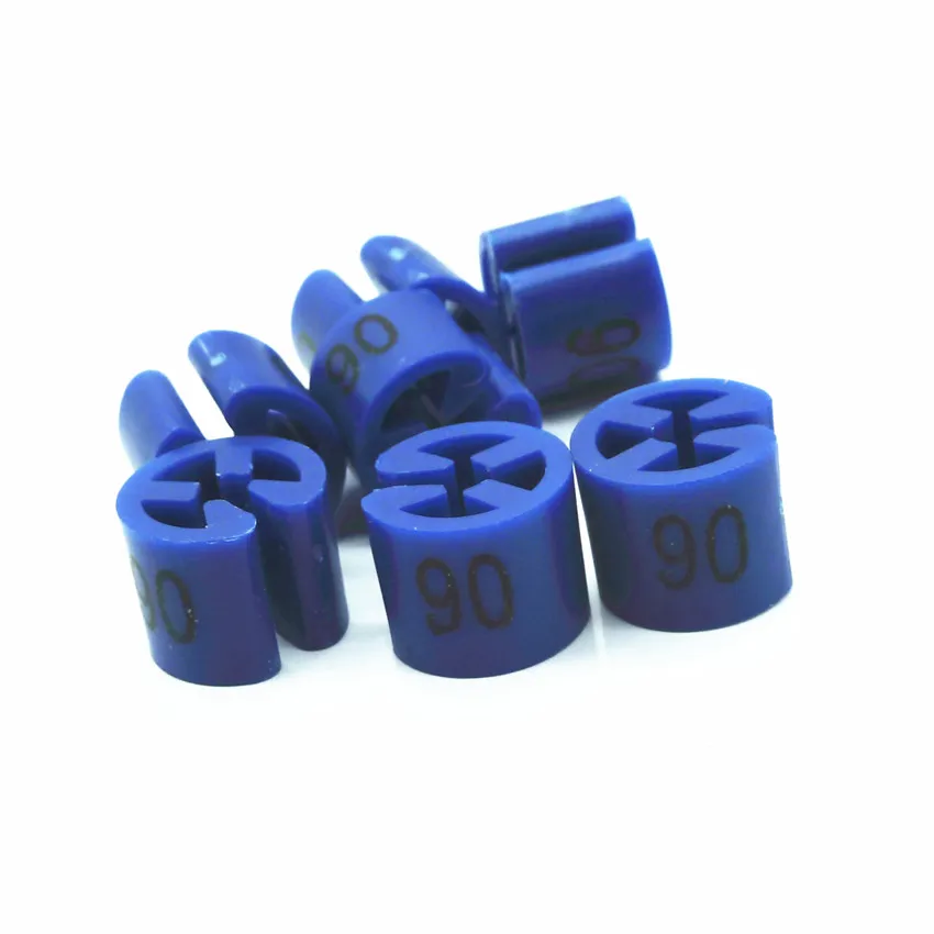 100 Pcs/Lot Per-Printed Size Markers For Hanger Garments Size Number Tags Clothes Rack Size Dividers Display Clothes