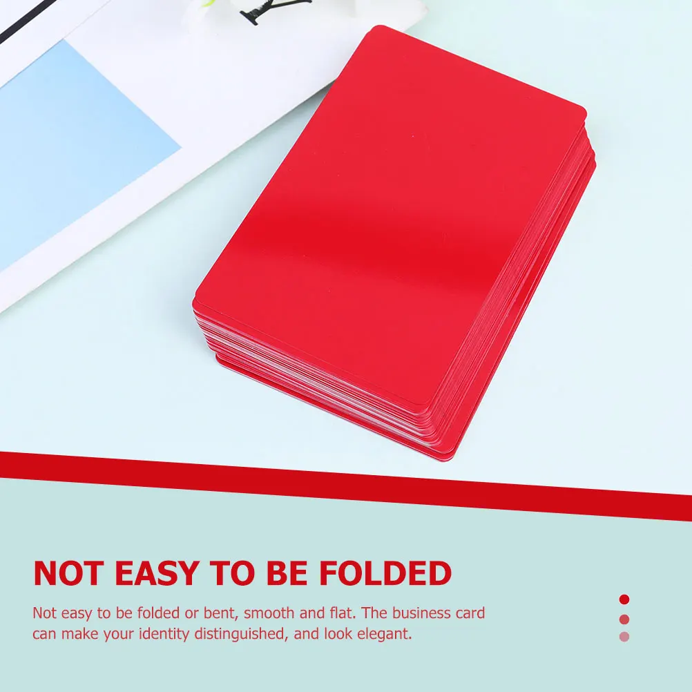

100 шт. алюминиевые визитные карточки DIY листы печатные карточки гладкие плоские элегантные личности DIY визитная карточка