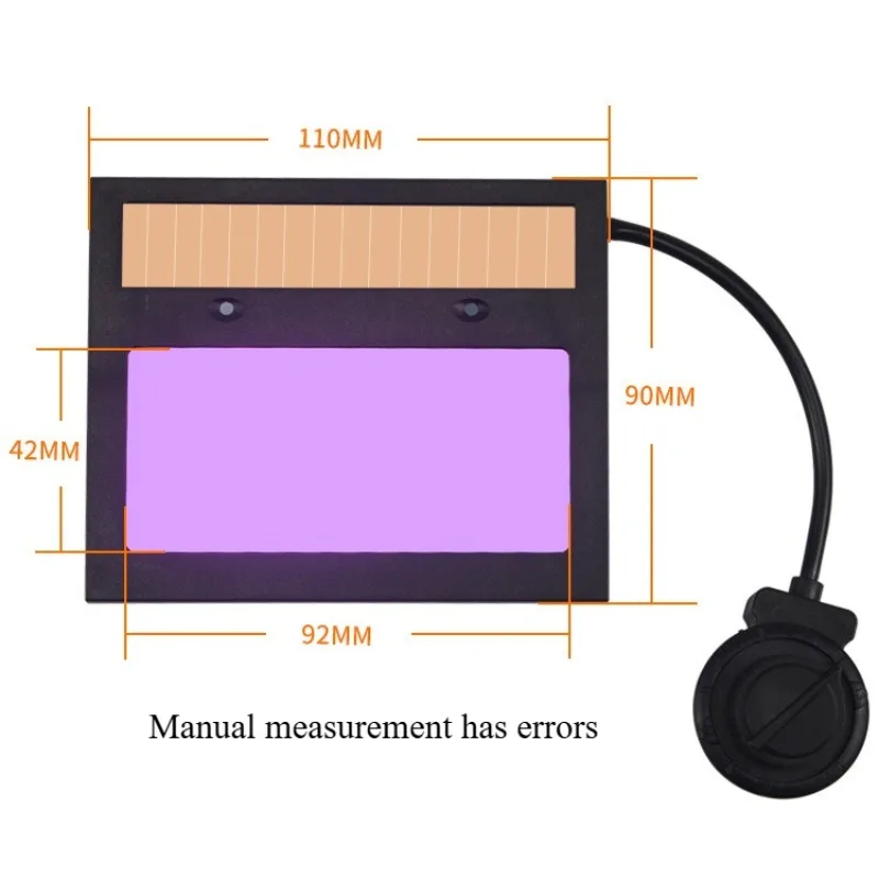 New! High Quality For TX500C 110*90mm Solar Panel Welding Helmet Lens Welding Mask Auto Darkening Lens Tools