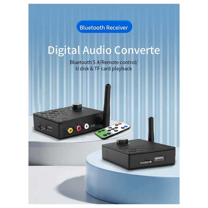 محول محول رقمي إلى تناظري للتحكم عن بعد ، جهاز استقبال بلوتوث ، HIFI ، من