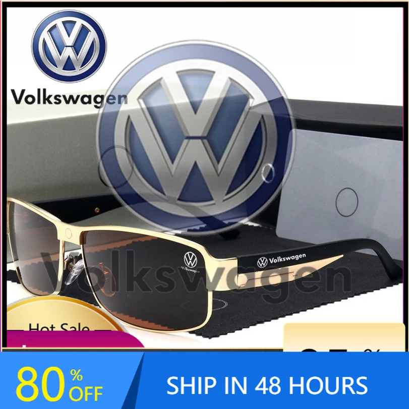 

Car Sticker 2026 Hot Styling Mouldings For VOLKSWAGEN VW Car High End Luxury Driver Sunglasses UV Protection Goggles Volkswagen