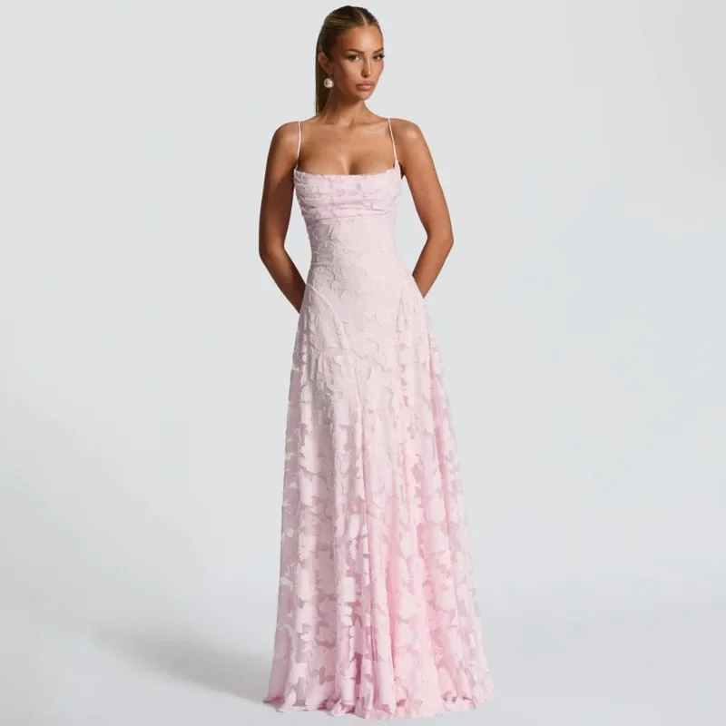 Elegant Printed Floor Length Dress