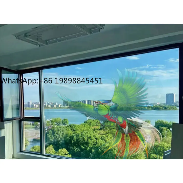 

Large HD LED Transparent Flexible Film Display Screen for Retail Store Advertising for Building Glass Curtain Wall