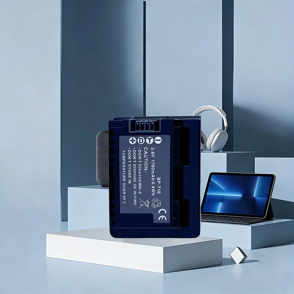 

Аккумулятор для камеры BP-718 1790 мАч для Canon Vixia HFR80 HFR82 HFR800 HFM50 HFM52 HFM500 HFR30 HFR32 HFR300