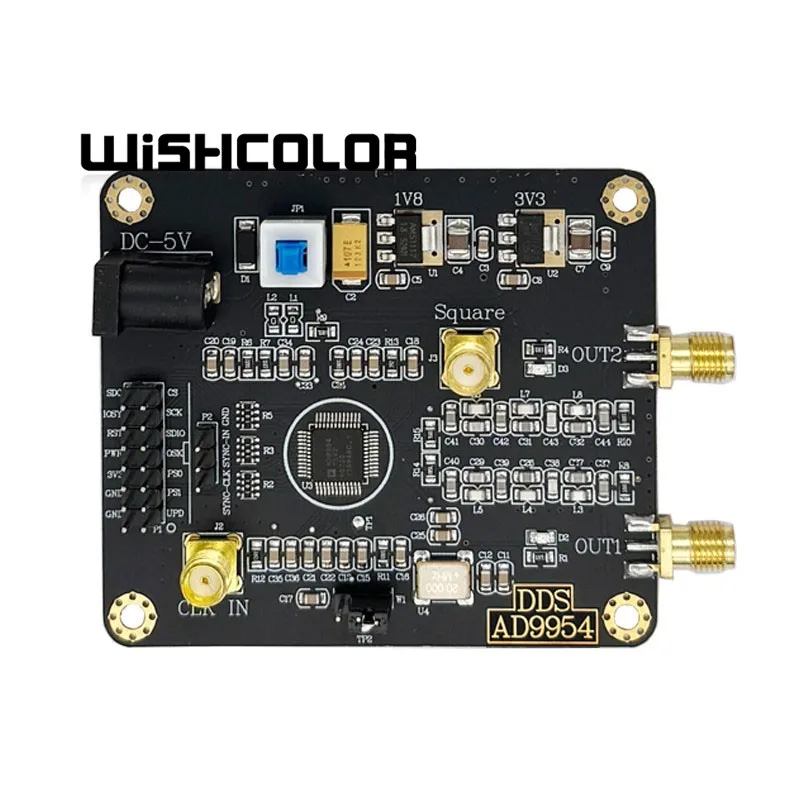 Wishcolor AD9954 High Speed DDS Signal Generator Module 400MHz 14Bit Sine Wave Square Wave RF Signal Source