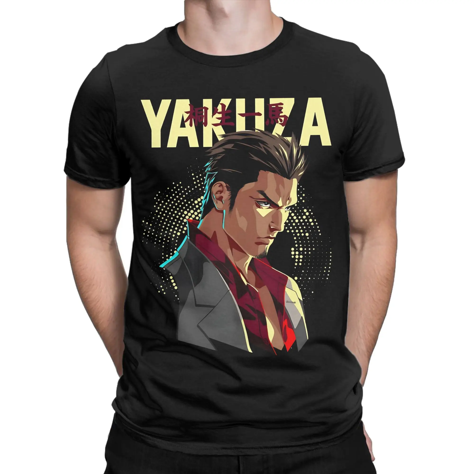 Camisetas para hombre y mujer, camisetas de algodón increíbles de Yakuza Kiryu, camisetas de manga corta con diseño de juego Like a Dragon, camisetas con cuello redondo de talla grande