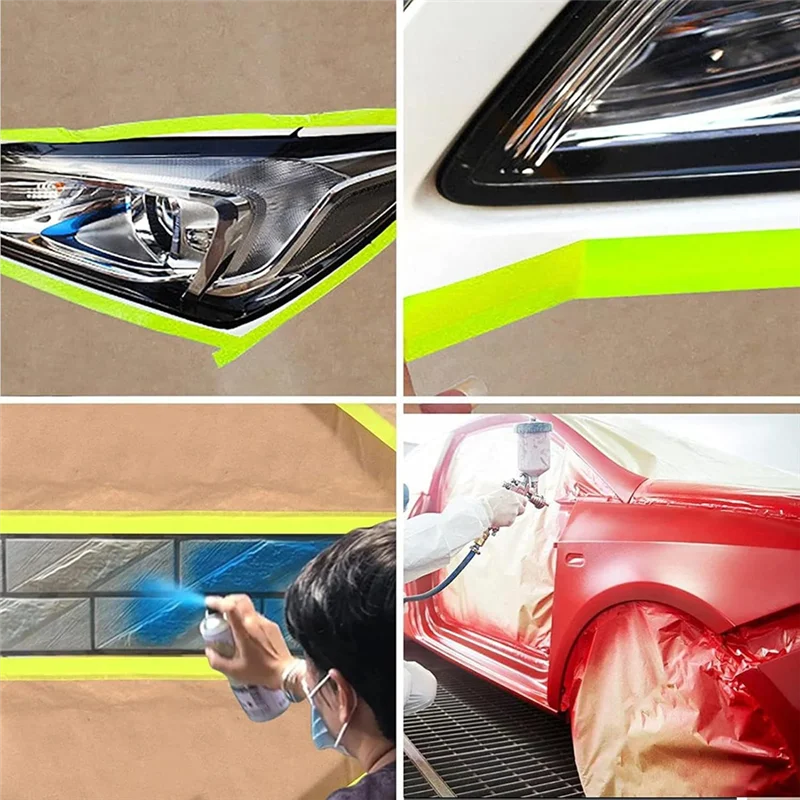 

【Must-Haves】Paint Protection Paper - Paint Surfacee Protection Bulk Film Roll Paint Protection Paper Roll For Painting Projects
